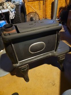 Refurbished cast iorn stove