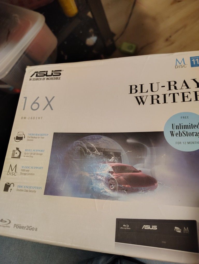 Blue Ray Writer 16x Asus 