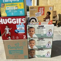 Diapers For Sale (Size N, 1, 2) Different Prices