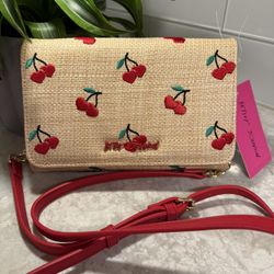 Betsey Johnson Cherry Heart Purse