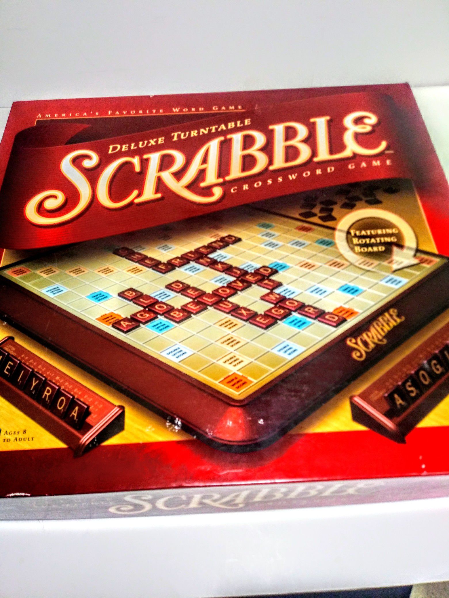 Deluxe Turntable Scrabble Board Game