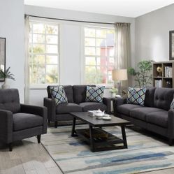 Stylish sofa, comfy loveseat, and get a free chair with purchase! 🛋️ Check more at betterhomefurnitures.com!