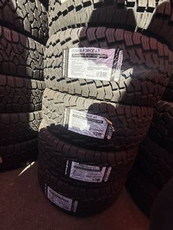 315/75/16 Terra Force AT Tenemos todas las medidas disponibles: 31”, 32”, 33”, 34”, 35”, 37” y más, en las mejores marcas. También instalamos kits de 
