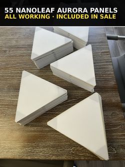 $420- (over $1500 new) Ultimate Nanoleaf Kit - 55 Panels, Rhythm Modules, Dodecahedron Remote