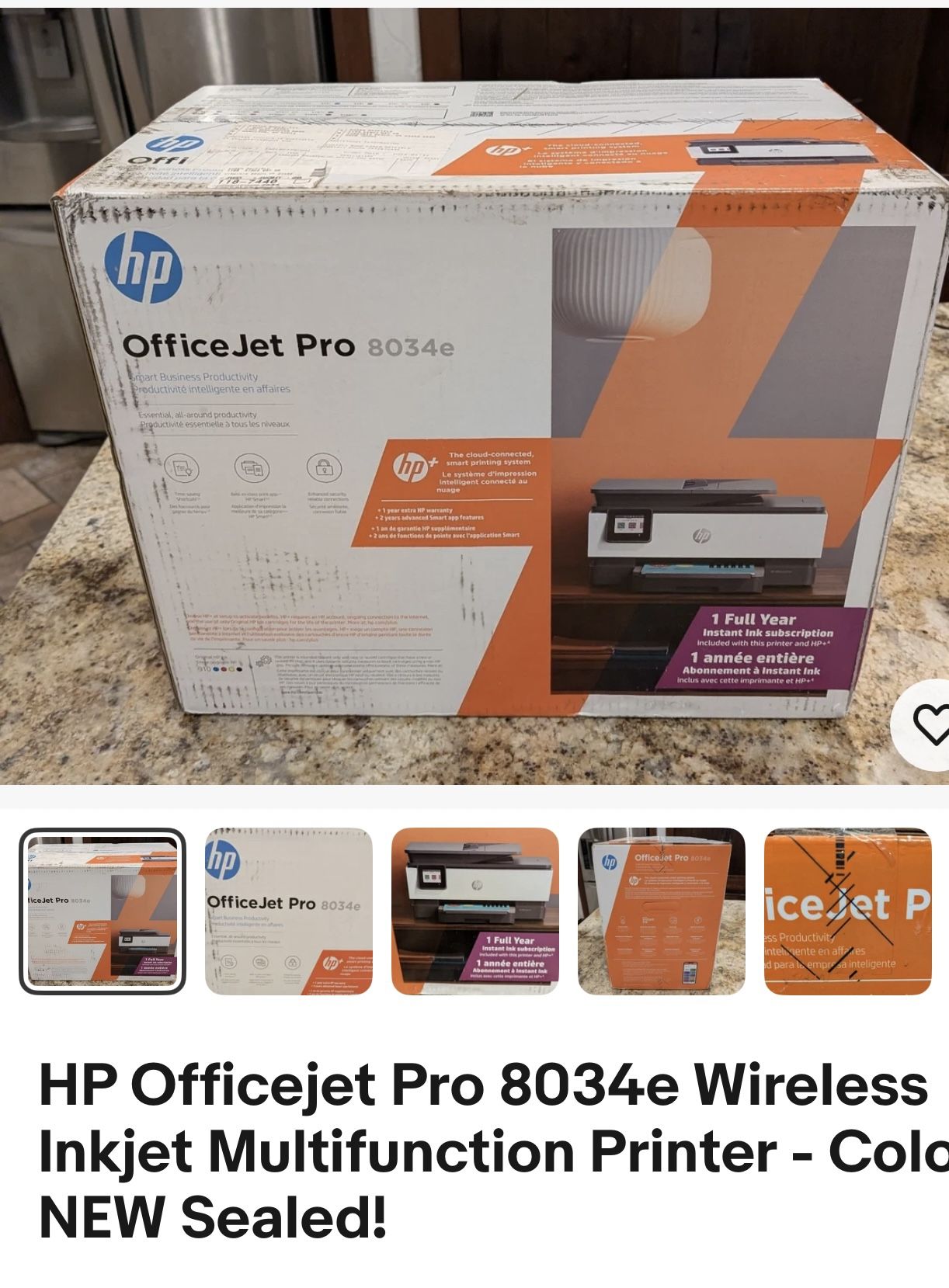HP Office Jet Pro 8034e Printer
