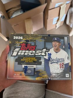 2026 Topps Finest Baseball Hobby Box Sealed