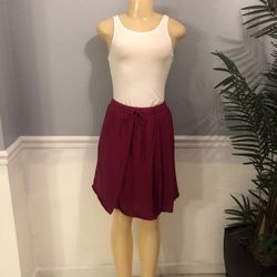 New Old Navy Women's Skirt Burgundy Size XS