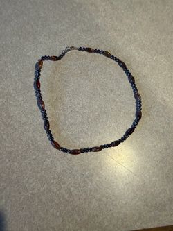 Beaded Necklace with Stone Accents