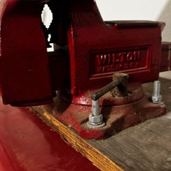 Vintage Wilton Bench Vice – Made in USA (Model 101099 LUX)