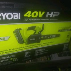 Ryobi 40 Volt Brushless 12-in Chainsaw