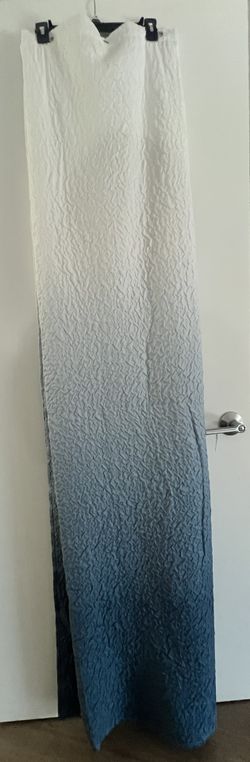 Shower Curtain Blue/white Ombré - Size Details In Picture