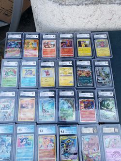 Big CGC 10 9.5 9 8.5  Pokémon Cards Collection  36 x $100! Or more. Is $3600! All 36 Pokémon cards im firm $3000! All or trade $4000!