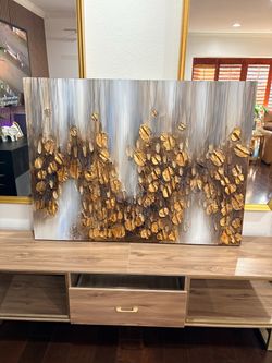 Artwork Gold Bronze & Smokey grey