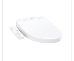 Toto S2 washlet electric heated bidet seat for Elongated toilet in cotton white