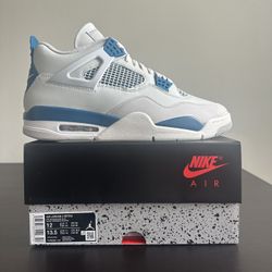 Air Jordan 4 Retro Military Blue Size 12