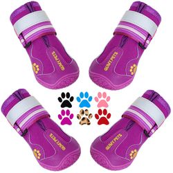 Size 8 Dog Shoes....see Details For Size Info