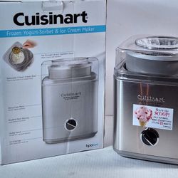 Cuisinart Pure Indulgence 2 Qt. Ice Cream Frozen Yogurt Sorbet 