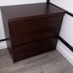 Large Wooden Cabinet Nightstand Dresser With Drawers