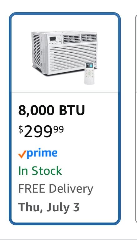 Antarctic Star 8,000 BTU Air Conditioner