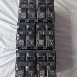 SIEMENS 20/30/40-Amp Double Pole Type QP Circuit Breaker 