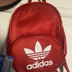 Red Adidas Mini Backpack 
