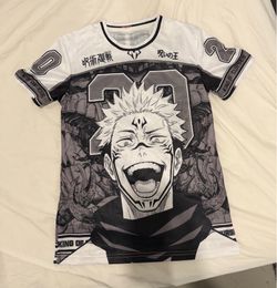 Men's Jujutsu Kaisen Ryomen Sukuna King of Curses Graphic Tee, Crew Neck, M