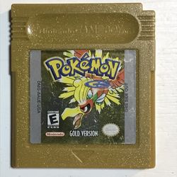 Pokemon Gold Nintendo GameBoy Color Game - Authentic -2000