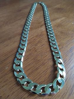 Gold Deep Plated Necklace Chain Jewelry 