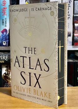 The Atlas Six Olivie Blake FairyLoot Exclusive Stenciled Edges Hardcover NEW