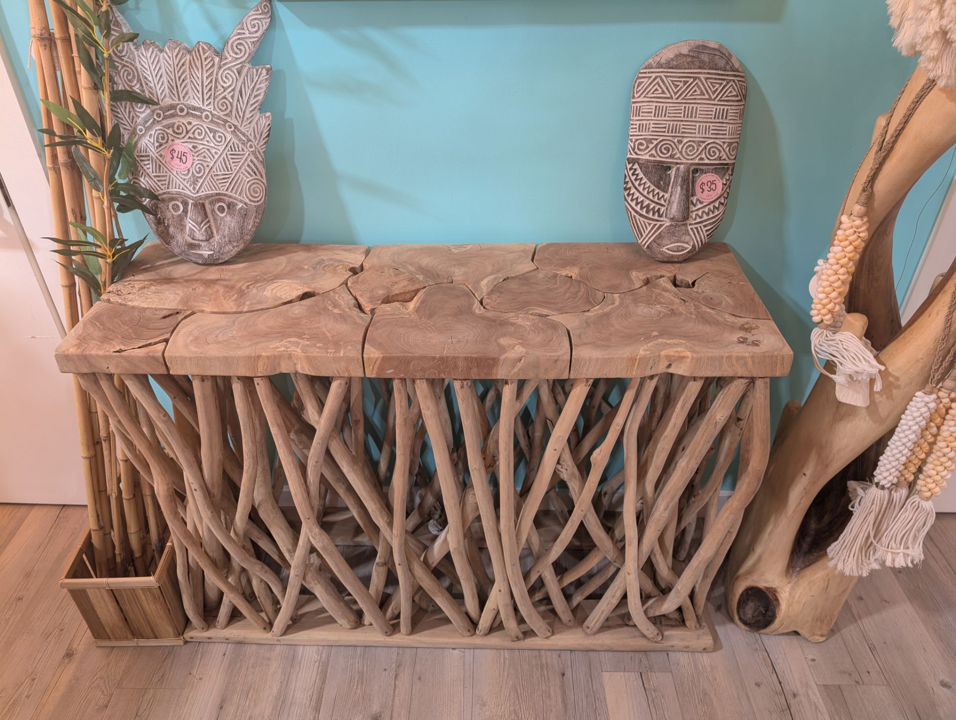 Teak Branch table