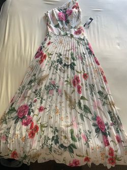 Beautiful Floral Floor-Length Summer Dress — NWT