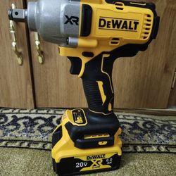 20v DeWalt Impact Wrench 1/2 In With Battery 6ah 