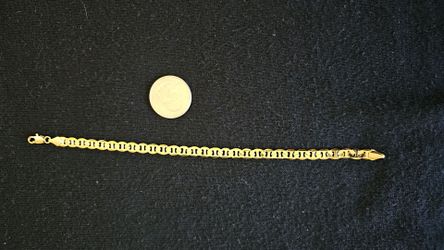 14k yello solid gold bracelet