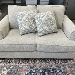 Loveseat with Pillows