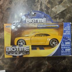 NEW SEALED JADA BIGTIME MUSCLE 2006 Chevy Camaro   (YELLOW) Car 1:32 Scale
