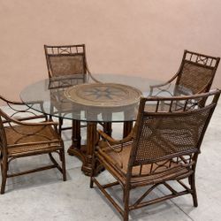 Round Glass Top Table (OBO)