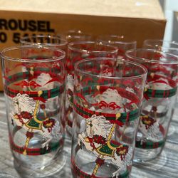 House Of Lloyd Carousel Christmas Glasses