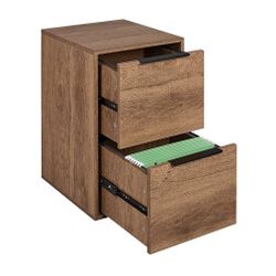 $70 GREAT MEET 2 DRAWER WOOD FILE CABINET 