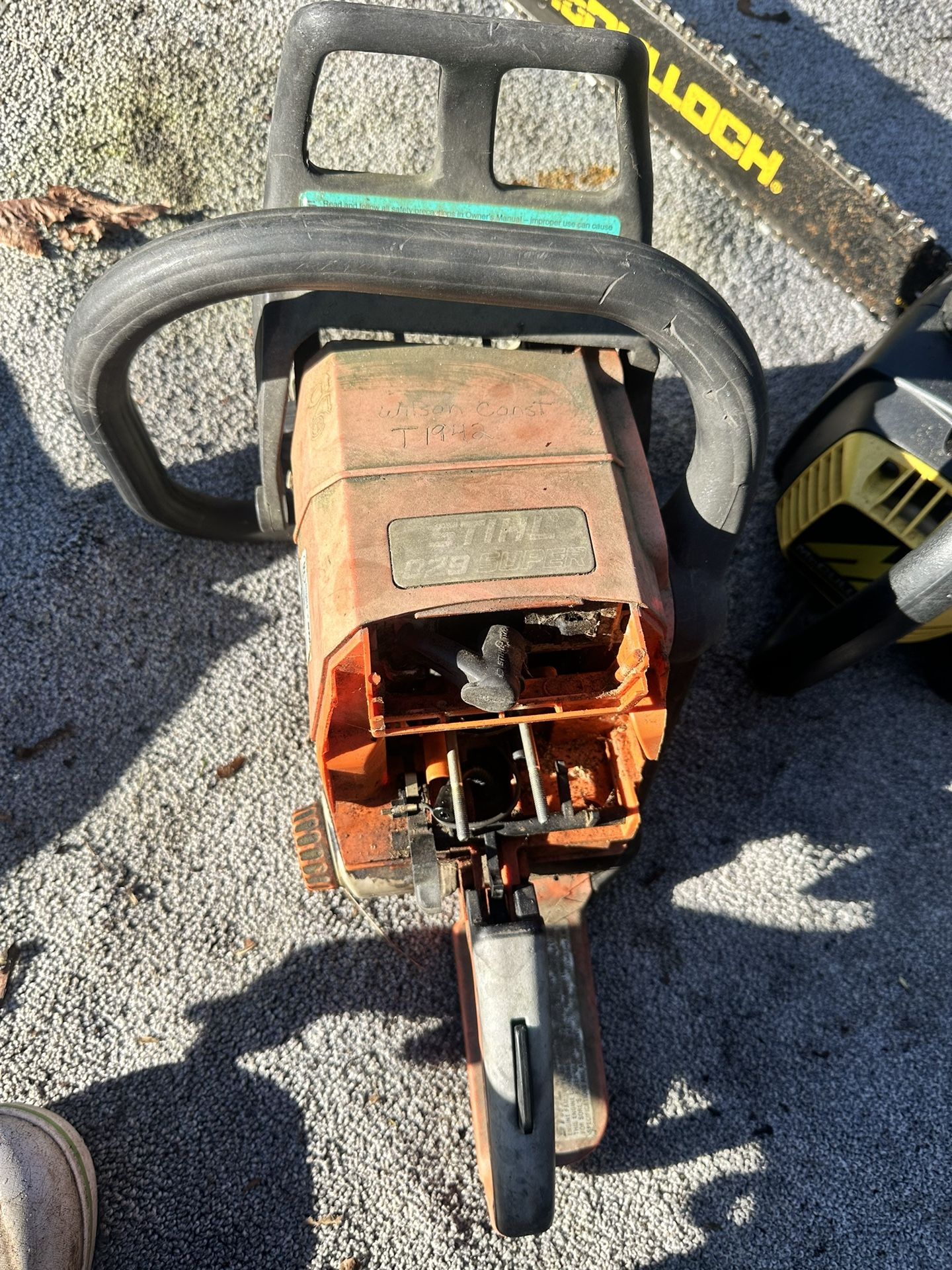 Stihl 029 Super Parts Or Rebuild