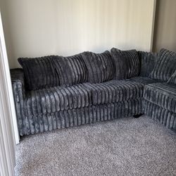 New in Box Fluffy sectional couch $10DOWN