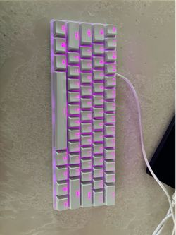Razer Huntsman Mini White, purple switches