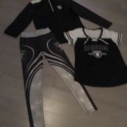 Raiders Woman's Jacket/ Shirt/ Leggings 