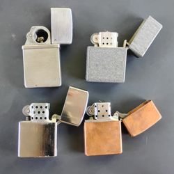 Vintage Lighters COPPER ZIPPO NIMROD PENGUIN WWII Crackle Finish ALL Together For Sale $100