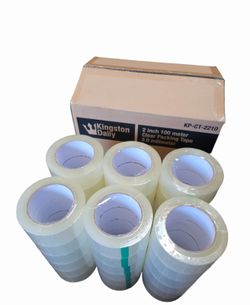 2” Packing Tape 2mil By 100 Meter 36 Rolls Per Case New