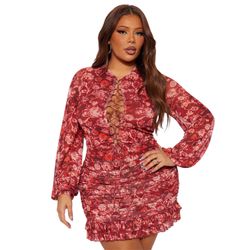 Size 3X Fashion Nova Mini Dress