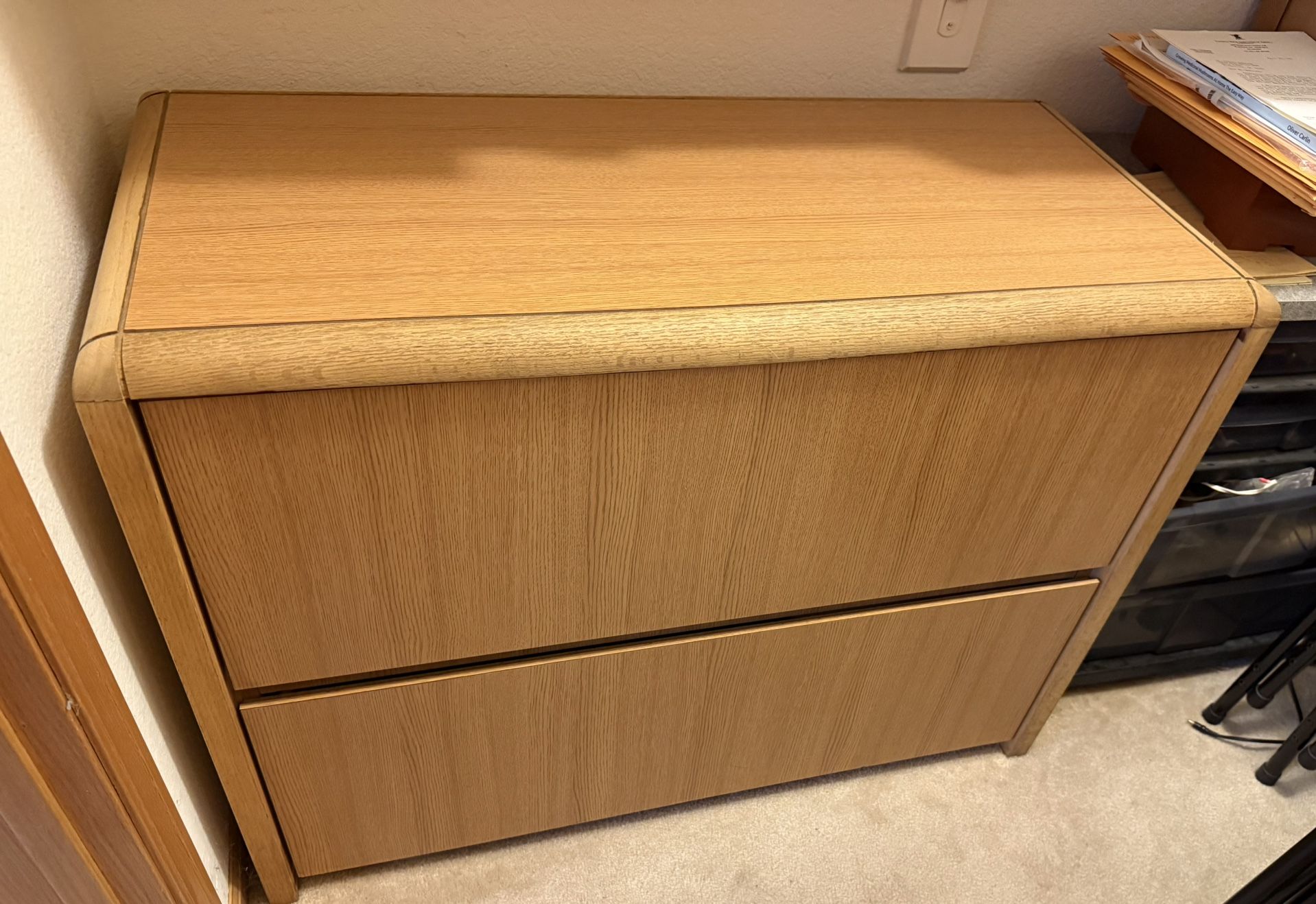 Lateral File Cabinet - Wood
