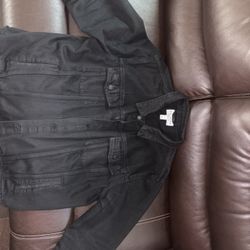 Black Jean Jacket 