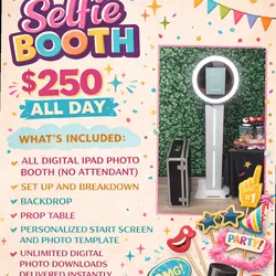 $250 ALL DAY PHOTOBOOTH
