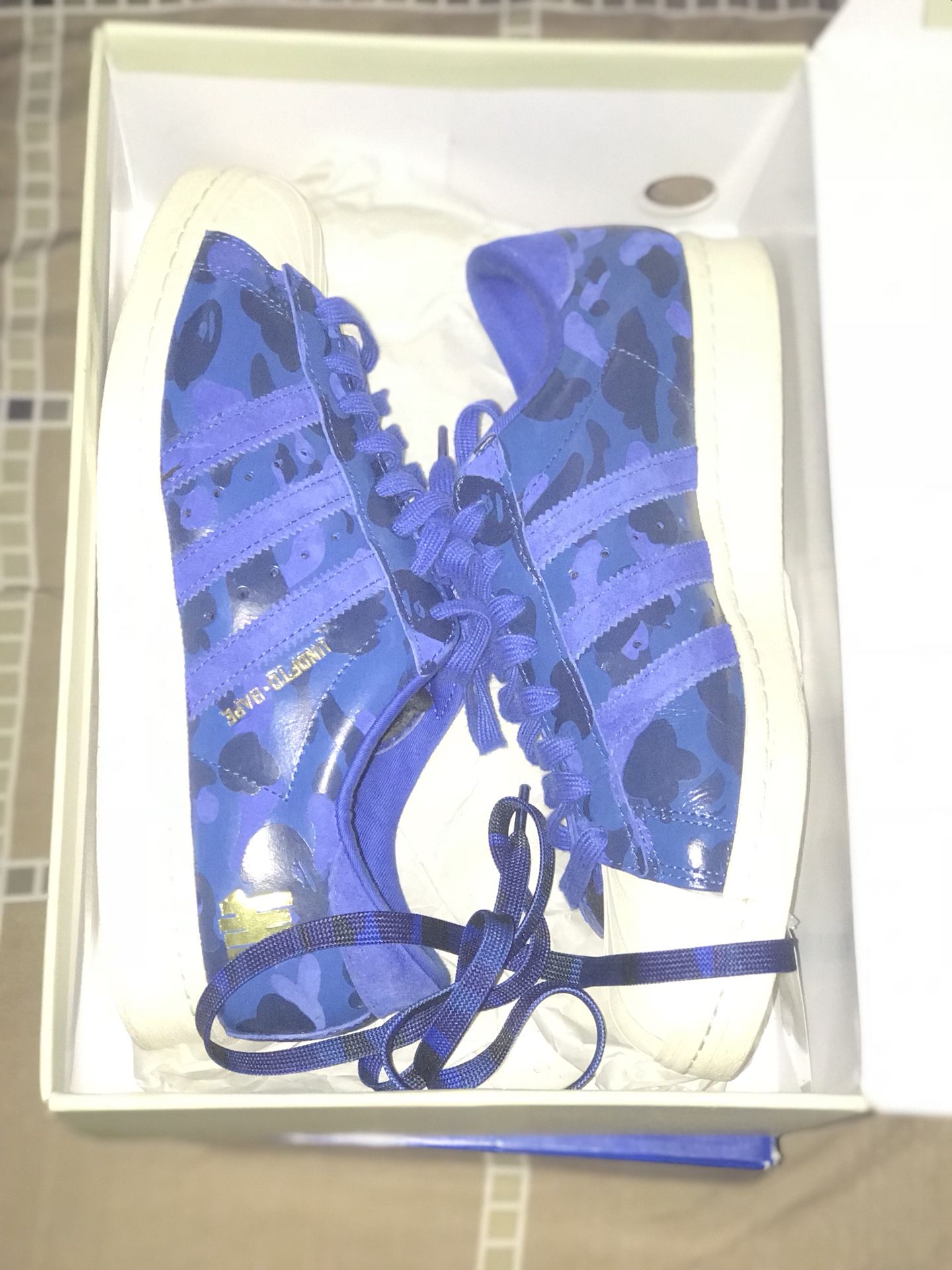 Adidas Classic Shell-Toes (Undefeated x Bape)