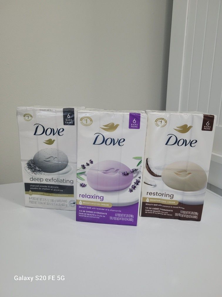 Dove 6pk Bar Soap